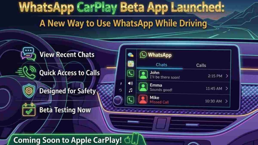 WhatsApp’s New CarPlay Feature