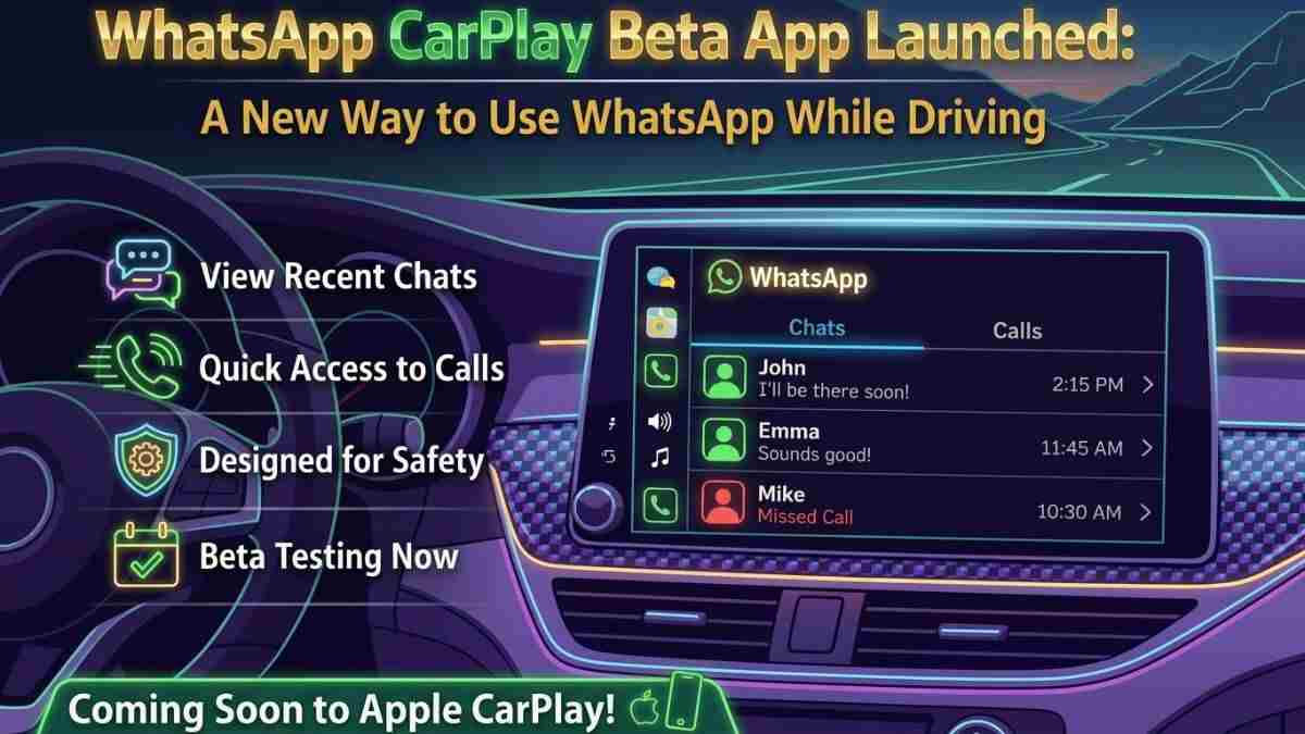 WhatsApp’s New CarPlay Feature